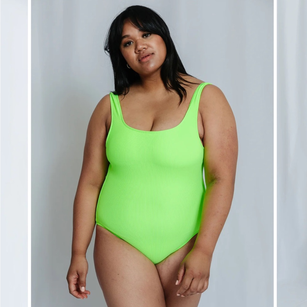 Raising Wild Joey Bright Green Swimsuit